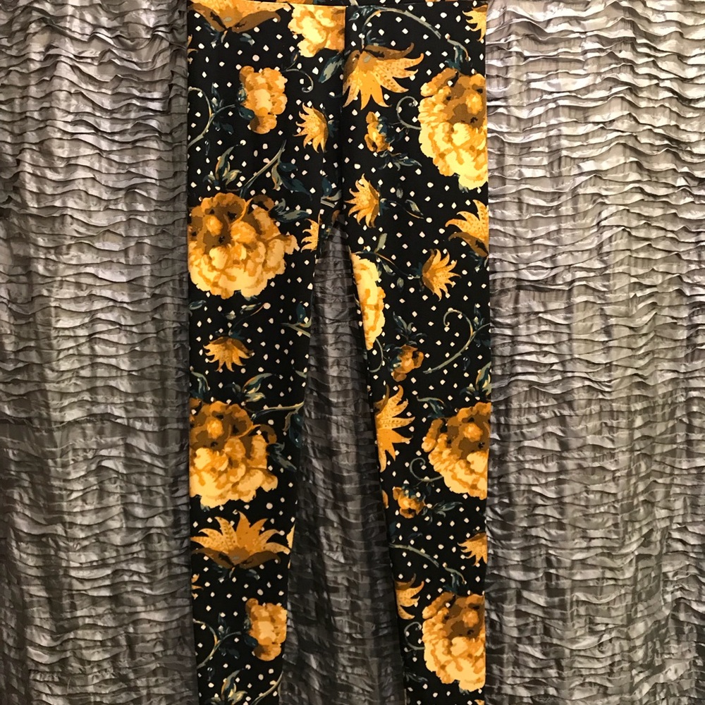 OS Lularoe floral leggings
